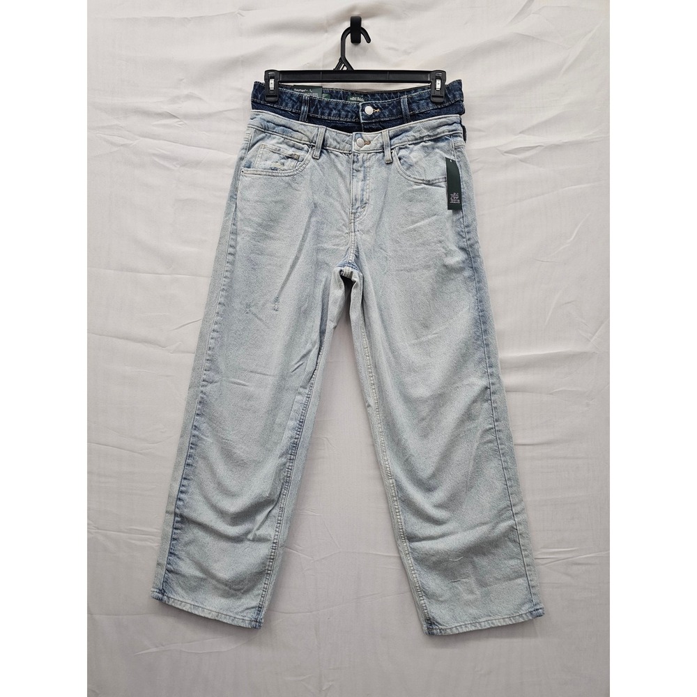 Wild Fable Womens Relaxed Straight Jeans Blue‎ Cotton Casual Size 10/31 Inseam